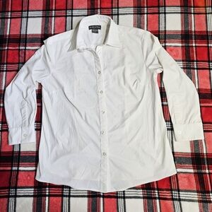 Ameliora THE DAWN FITTED BUTTON UP SHIRT IN WHITE